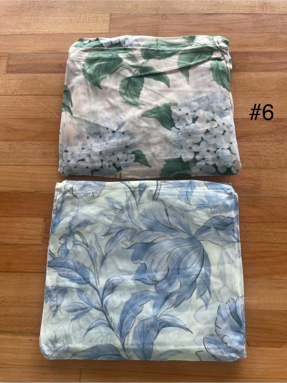 Set of 2 Reusable Floral & Stripe Tote Bag - Picture 7 of 7